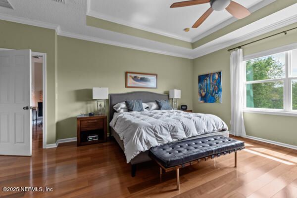 Bedroom, Interior, Wood Texture Flooring