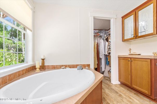 Bathroom, Interior, Wood Texture Flooring