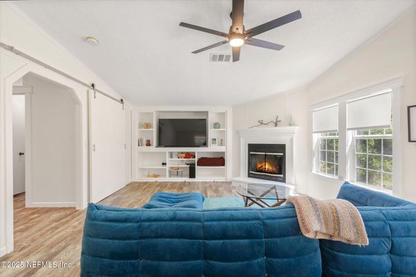 Fireplace, Interior, Living room, Wood Texture Flooring