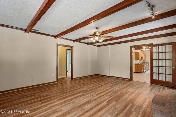 Empty room, Interior, Wood Texture Flooring