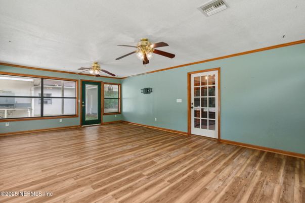 Empty room, Interior, Wood Texture Flooring