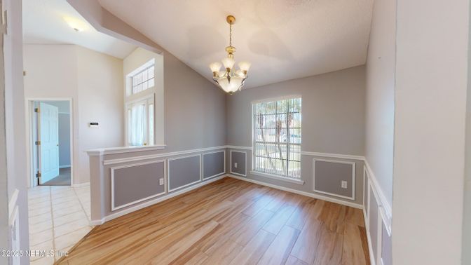 Chandelier, Empty room, Interior, Wood Texture Flooring