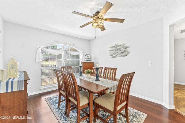 Dining room, Interior, Wood Texture Flooring