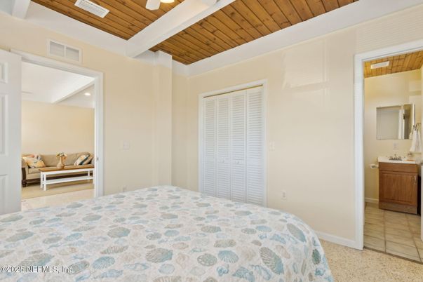 Bathroom, Bedroom, Interior, Wooden Ceilings