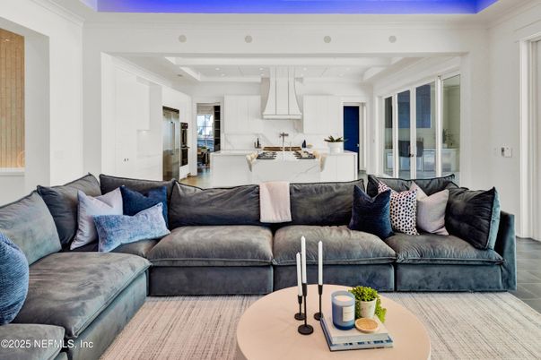Interior, Kitchen, Living room, Recessed Lighting