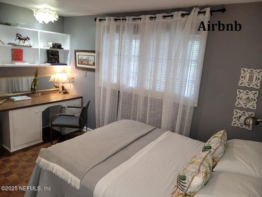 Bedroom, Home Office, Interior, Wood Texture Flooring