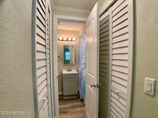 Bathroom, Interior, Wood Texture Flooring