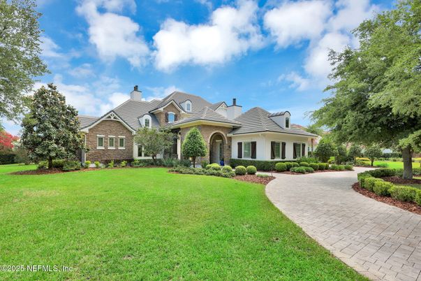 Backyard, Exterior, Facade, Brick Facade, French Provincial