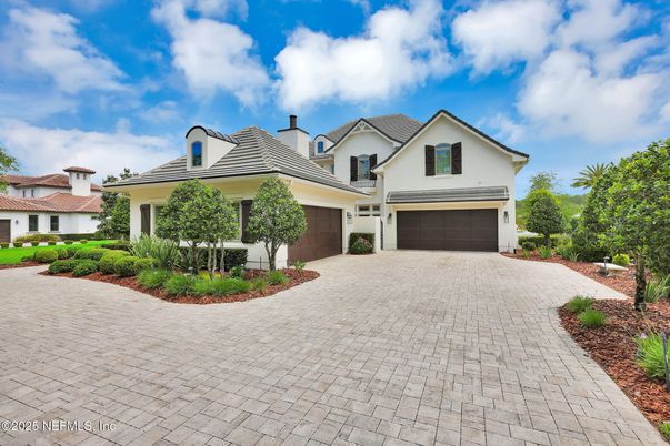 Attached, Exterior, Facade, Spanish Mediterranean