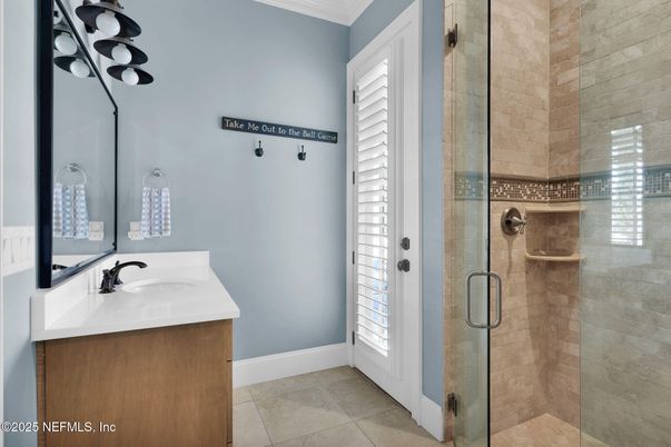 Bathroom, Glass Shower, Interior