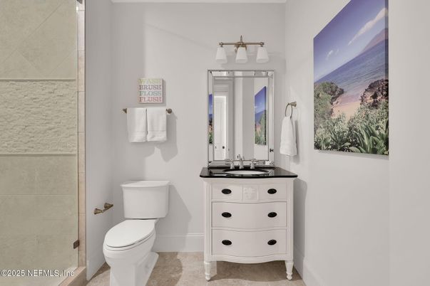 Bathroom, Glass Shower, Interior