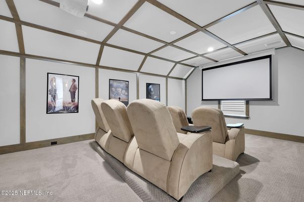 Home Theatre Room, Interior, Projection Screen, Recessed Lighting, Theatre Room