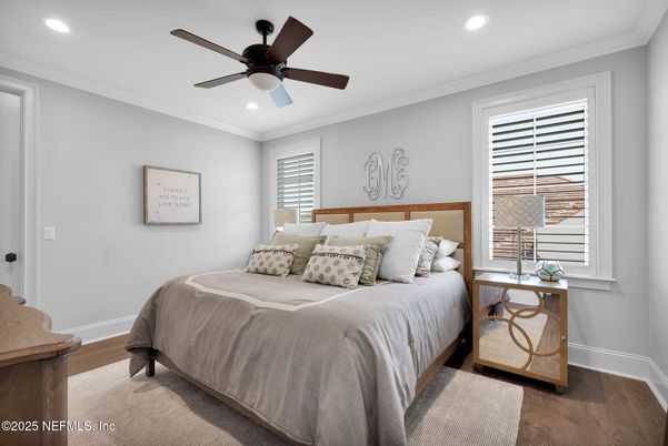 Bedroom, Interior, Recessed Lighting