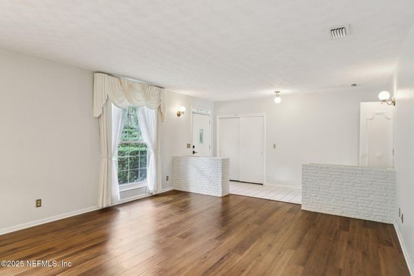 Empty room, Interior, Wood Texture Flooring