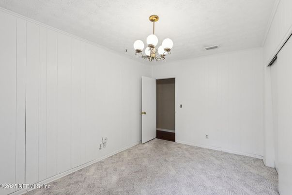 Chandelier, Empty room, Interior