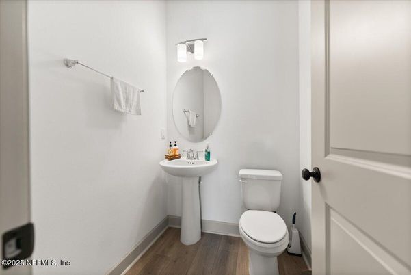 Bathroom, Interior, Wood Texture Flooring