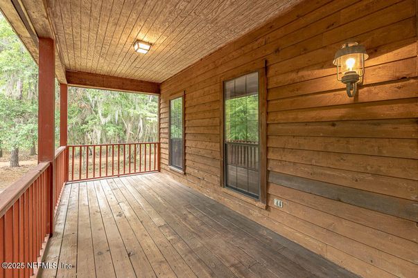 Exterior, Wood Texture Flooring