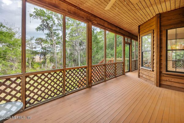 Interior, Sun Room, Wooden Ceilings, Wood Texture Flooring