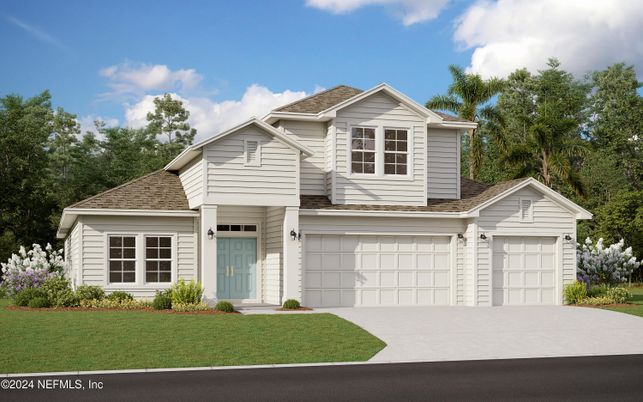 Attached, Exterior, Facade, Farmhouse