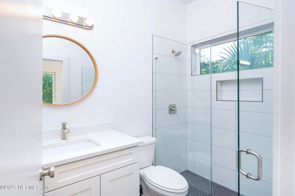 Bathroom, Glass Shower, Interior