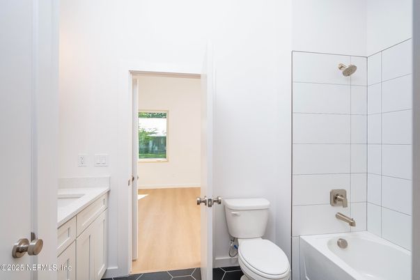 Bathroom, Interior, Wood Texture Flooring