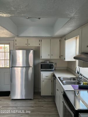 Interior, Kitchen, Wood Texture Flooring