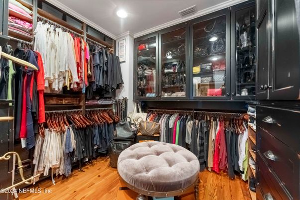 Interior, Recessed Lighting, Walk-in Closets, Wood Texture Flooring