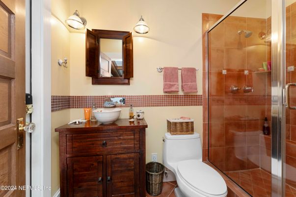 Bathroom, Glass Shower, Interior