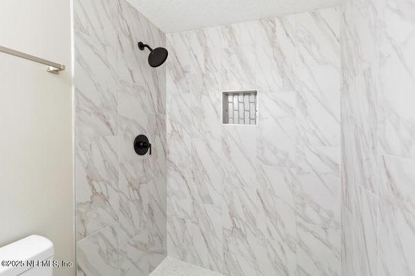 Bathroom, Glass Shower, Interior, Marble Walls