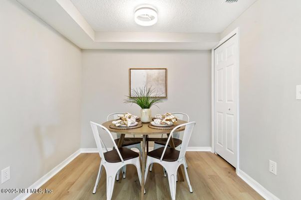 Dining room, Interior, Wood Texture Flooring