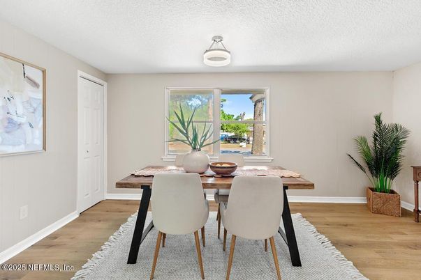 Dining room, Interior, Wood Texture Flooring