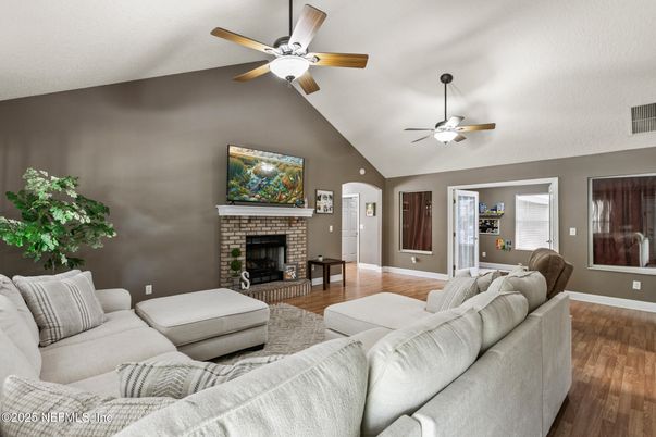 Fireplace, Interior, Living room, Wood Texture Flooring