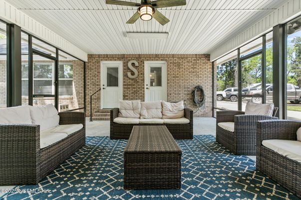 Interior, Living room, Stone Walls, Sun Room