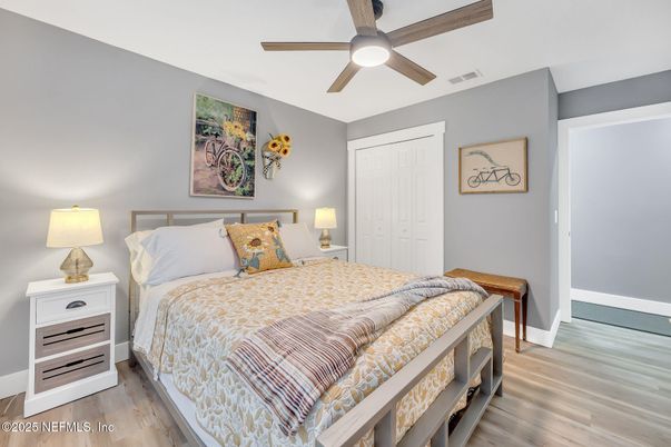 Bedroom, Interior, Wood Texture Flooring