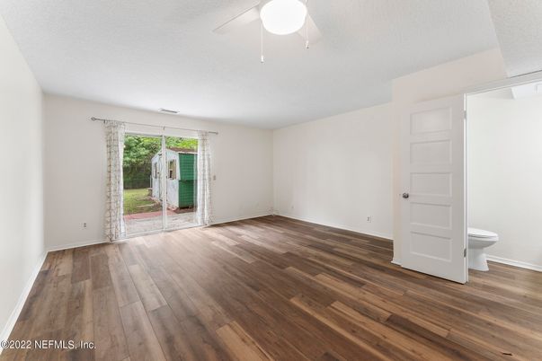 Bathroom, Empty room, Interior, Wood Texture Flooring