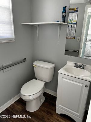 Bathroom, Interior, Wood Texture Flooring