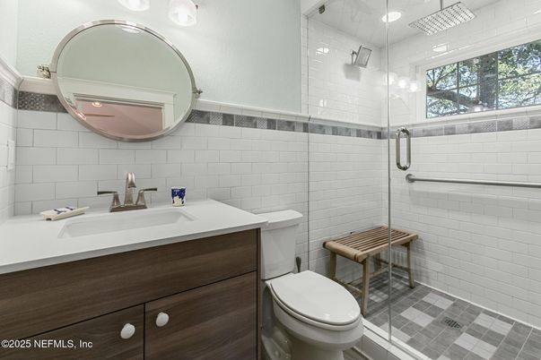 Bathroom, Glass Shower, Interior