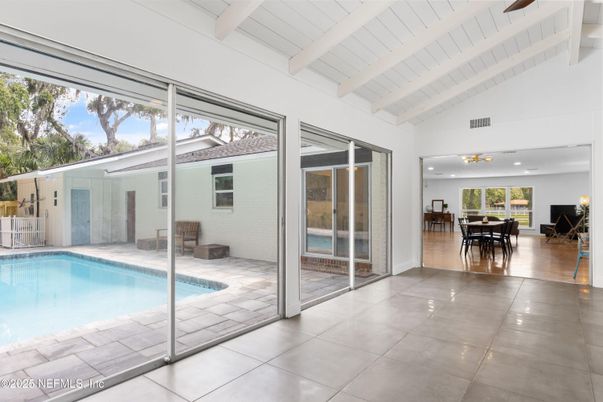 Dining room, Interior, Pool