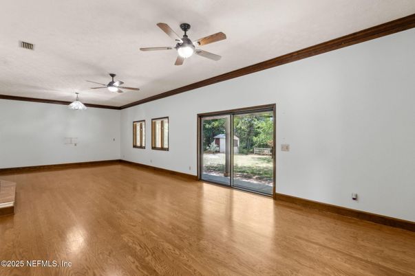 Empty room, Interior, Wood Texture Flooring