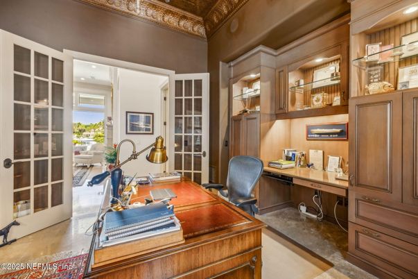 Home Office, Interior, Recessed Lighting