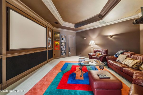 Interior, Living room, Projection Screen, Theatre Room