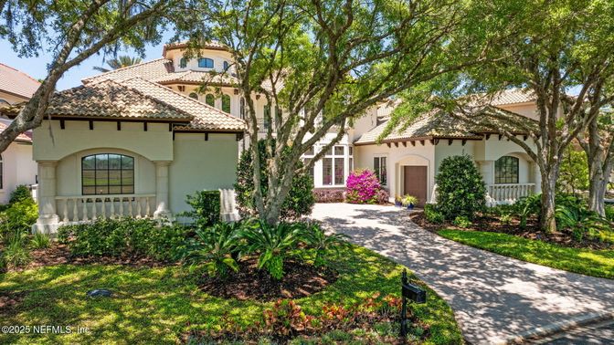 Backyard, Exterior, Facade, Spanish Mediterranean