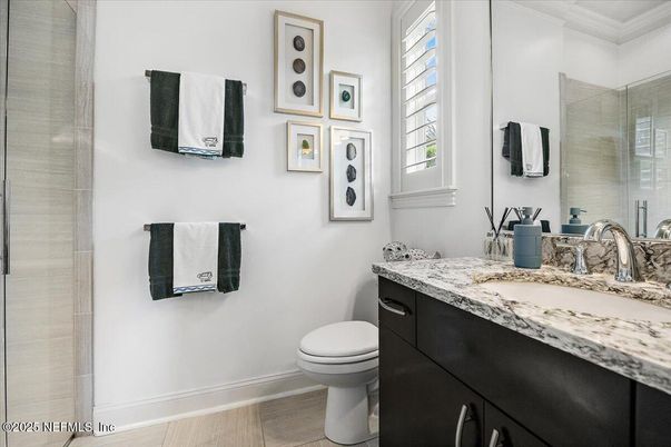 Bathroom, Glass Shower, Interior