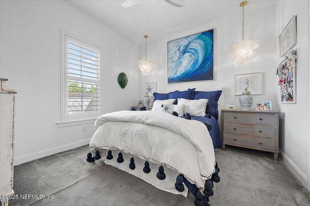 Bedroom, Chandelier, Interior, Pendant Lights