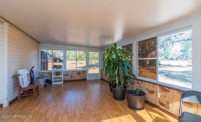 Interior, Sun Room, Wood Texture Flooring