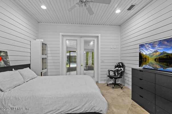 Bedroom, Interior, Recessed Lighting