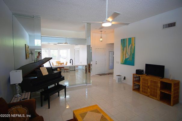 Interior, Pendant Lights, Piano