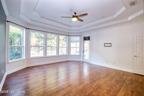 Empty room, Interior, Wood Texture Flooring