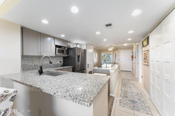 Interior, Kitchen, Recessed Lighting, Stainless Steel Appliances