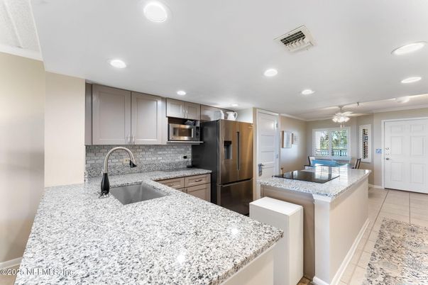 Interior, Kitchen, Recessed Lighting, Stainless Steel Appliances